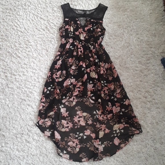 High low sheer dress - Picture 1 of 4